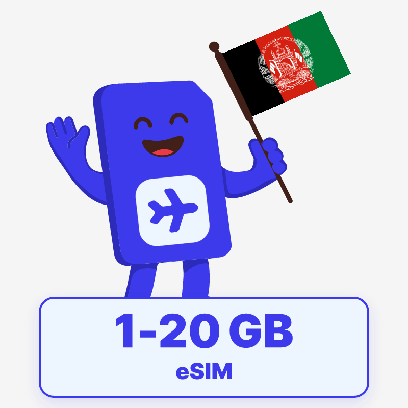 eSIM Afghanistan from 14,99 € – Instant | sim.do