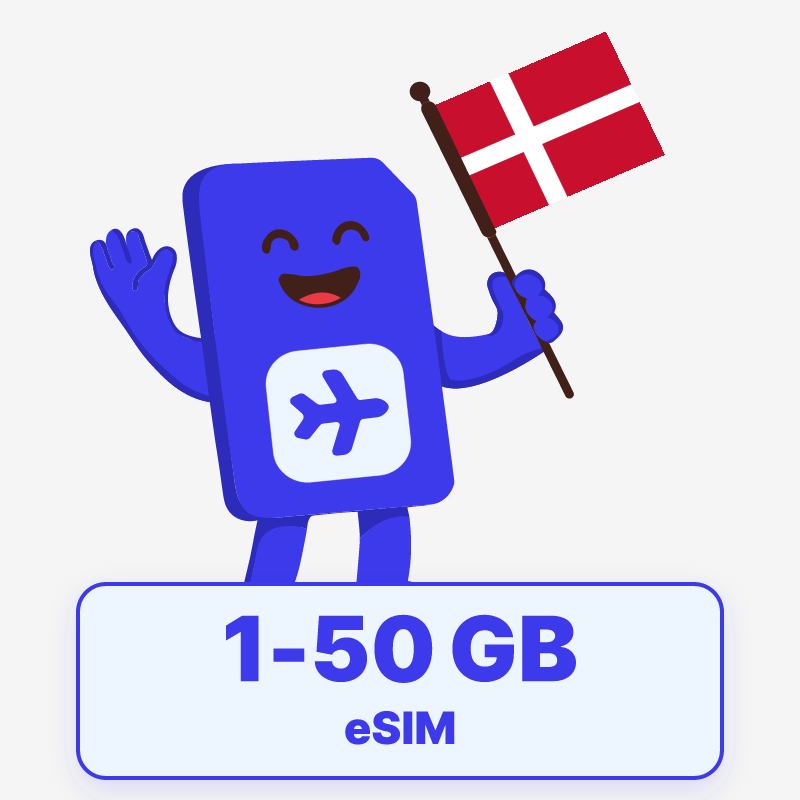 eSIM Denmark from 1,99 € – Instant | sim.do