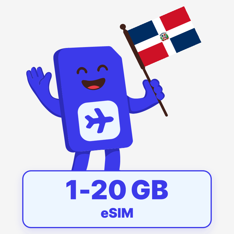 eSIM Dominican Republic from 6,99 € – Instant | sim.do