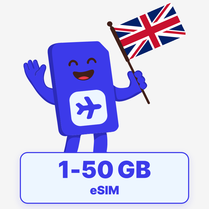 eSIM United Kingdom from 1,99 € – Instant | sim.do
