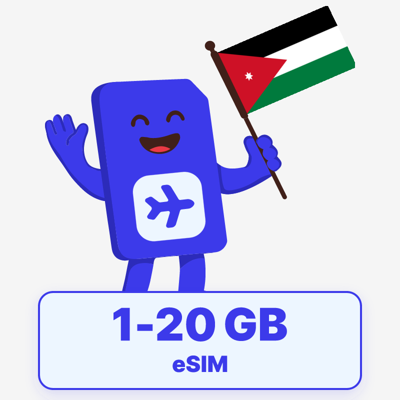 eSIM Jordan from 6,99 € – Instant | sim.do