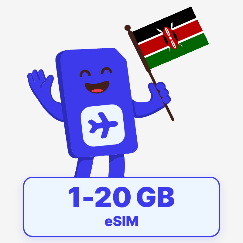 eSIM Kenya from 6,99 € – Instant | sim.do