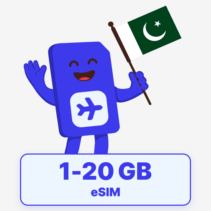eSIM Pakistan from 2,99 € – Instant | sim.do