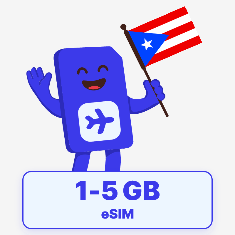 eSIM Puerto Rico from 5,99 € – Instant | sim.do