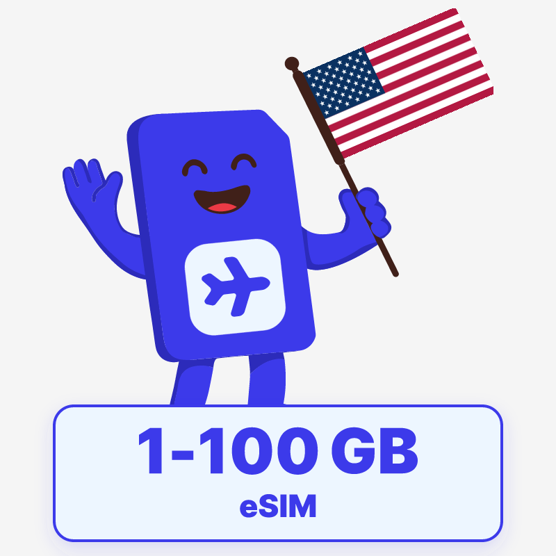 eSIM United States from 3,99 € – Instant | sim.do